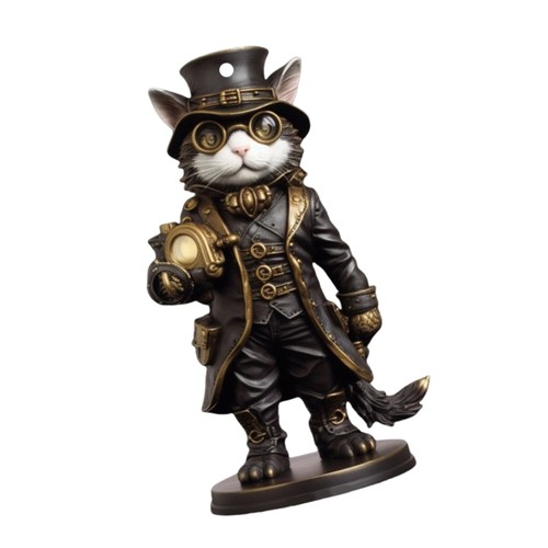 Steampunk inventor cats - steampunk,
