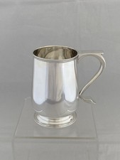 Antique Sterling Silver Christening Mug CHESTER 1922 BEER MUG Stokes & Ireland