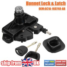 Car Hood Bonnet Lock And Latch Parts With 2 Keys For Ford Transit MK7 2006-2013