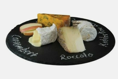 Rotating slate plate natural - slate,