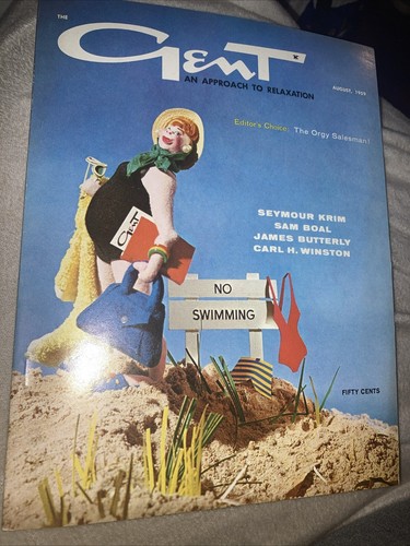 Vintage gents magazine august - gents,