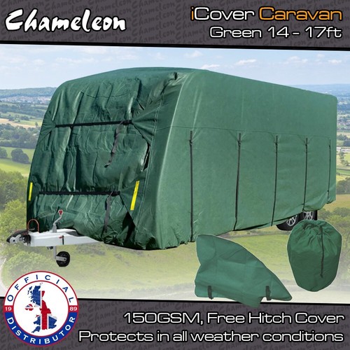 Caravan cover green - caravan,