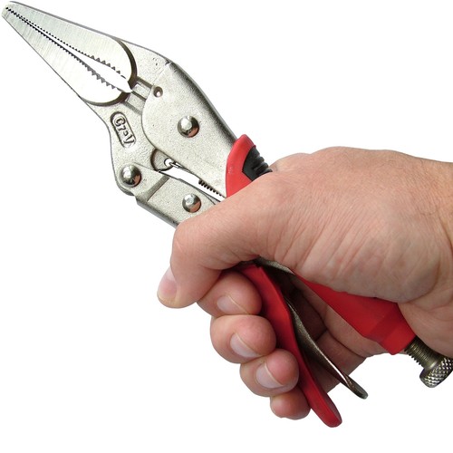 Hilka locking pliers long nose - locking,