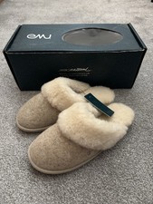 New Emu Australia Sand colour Rosny Slippers (Size 4)