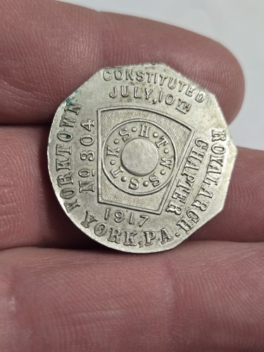 Vintage 1917 masonic - vintage, penny
