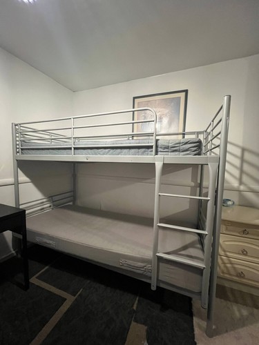 Ikea svarta metal - bunk, bed