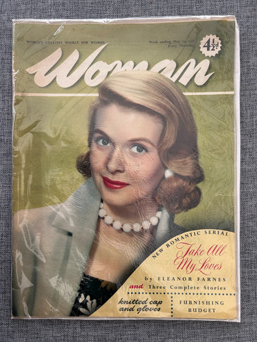 Woman magazine 1956 - woman, original
