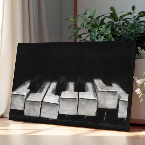 Broken piano keys abstract - broken,
