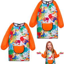 2Pcs Kids Art Aprons for Age