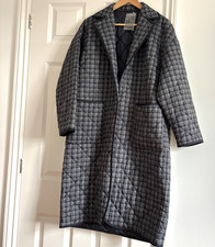 Uniqlo :C Coat Size S 8 Oversized Collab CWK Light Long Jacket Lightly Padded