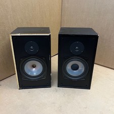 Matched Pair Vintage Rogers LS4a Black Hifi Bookshelf Speaker