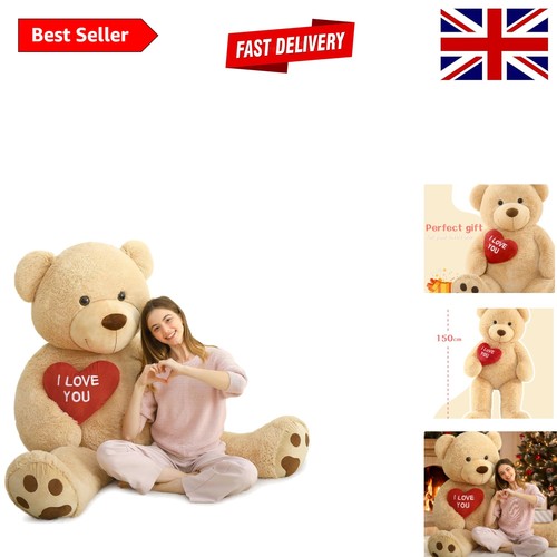 Deluxe 150cm light - brown, teddy