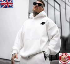 Men's Casual Hooded Sweatshirt - All Season Sports Gym Fitness Hoody Pullover