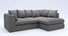 corner sofa jumbo cord & 3+2 sofas  6 colours available free nationwide delivery