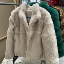 Real Rabbit Fur Coat Women Winter Outwear Warm Jackets Thick Lady Nature Fashion