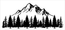 Mountain Forest vinyl sticker funny car decal van graphic campervan motorhome d5