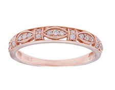 10k Rose Gold 1/4ct Vintage