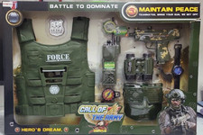Police Army Machine Gun Set -