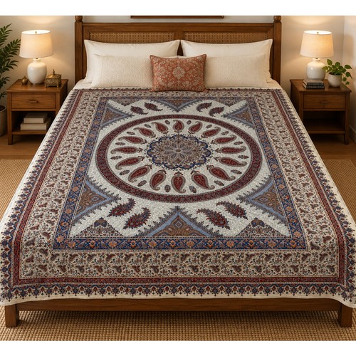 Vintage ghalamkari kalamkari - vintage,