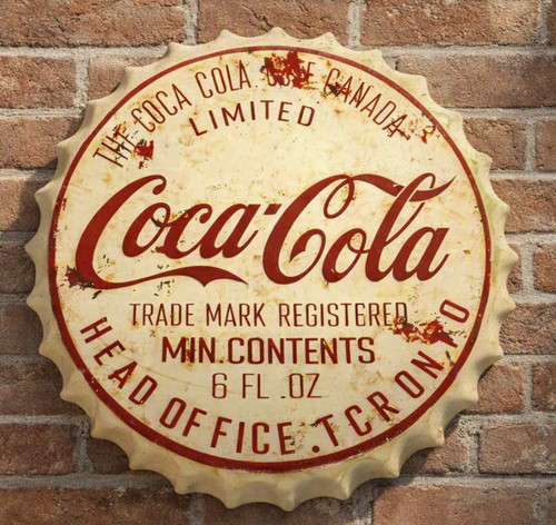 Coca cola sign - coca, vintage
