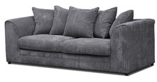 Jumbo Cord Corner Sofa Suite