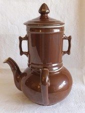 French brown porcelain coffee - brown,