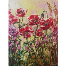 Poppies  Original Oil Painting