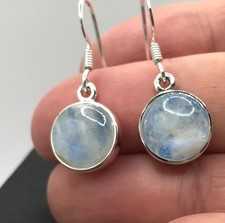 Blue rainbow moonstone drop