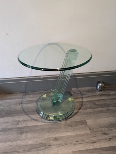 Fontana arte style table glass - fontana,