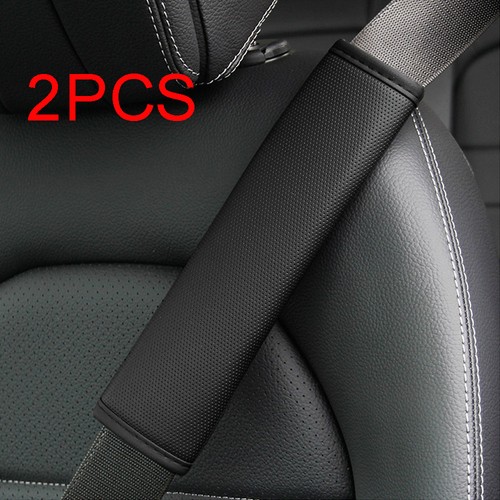 2pcs leather car seat - leather, belt