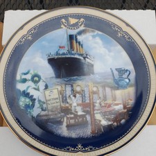 Bradford Exchange Titanic Plate The Turkish Bath~ Queen Of The Ocean
