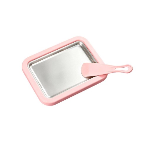 Rolled ice cream - rolled, tray