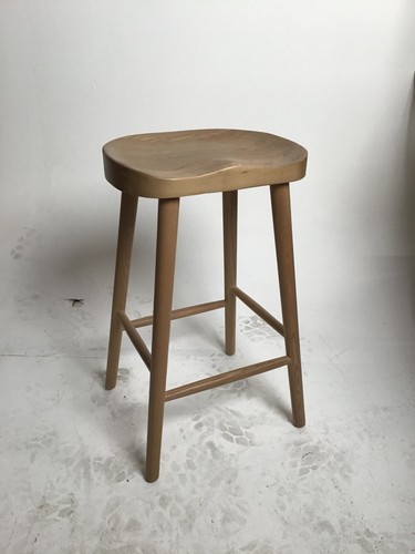 Wooden bar stool light brown - light,