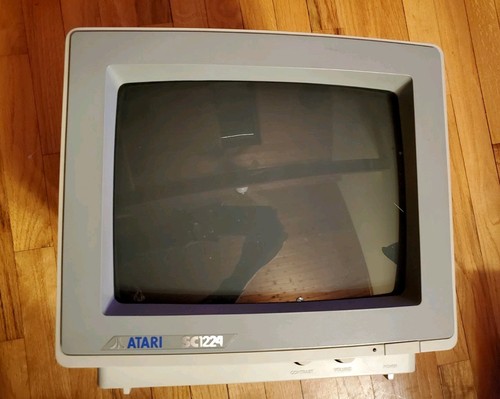 Atari sc1224 color monitor - atari,