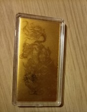 24K Gold bar  Dragon Bar