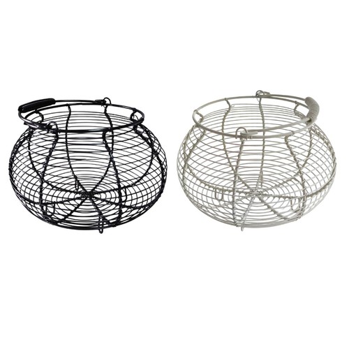 Wire egg basket collecting - egg,