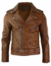 MENS REAL SHEEPSKIN BROWN