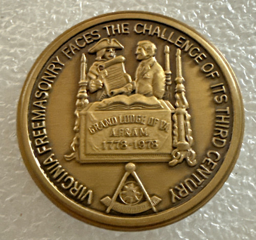 American masonic coin token - masonic,