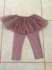 Next ~ age 18-24 months ~ Taupe/Pinky Brown Tutu with Integrated Leggings