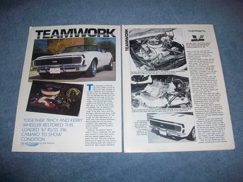 1967 chevy camaro 396 - camaro,