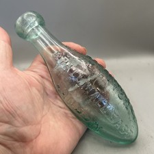 6 OUNCE HAMILTON TORPEDO BOTTLE HOOPER STRUVE ROYAL GERMAN SPA BRIGHTON LONDON