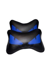 X2 Blue Fendi Leather Car Neck