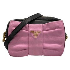 PRADA - Black Pink Leather