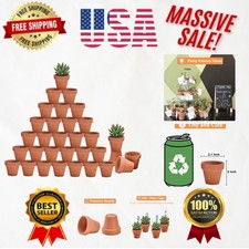 32pcs 2" Mini Terracotta Pots