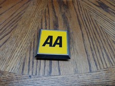 Vintage Square AA Car Badge