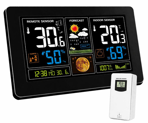 Weather station with radio - with,
