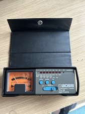Used TU-12 BOSS Chromatic Tuner for Guitar Bass Acoustic Digital Processing