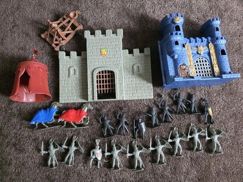 Castle building with knights - castle,