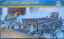 Italeri  1/35 6436 LCM-3 Landing Craft and Infantry Figures - D-Day -  Iwo Jima