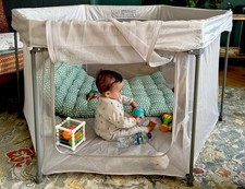 Tutti Bambini Hexa Playpen – Grey, Excellent Condition, Hardly Used